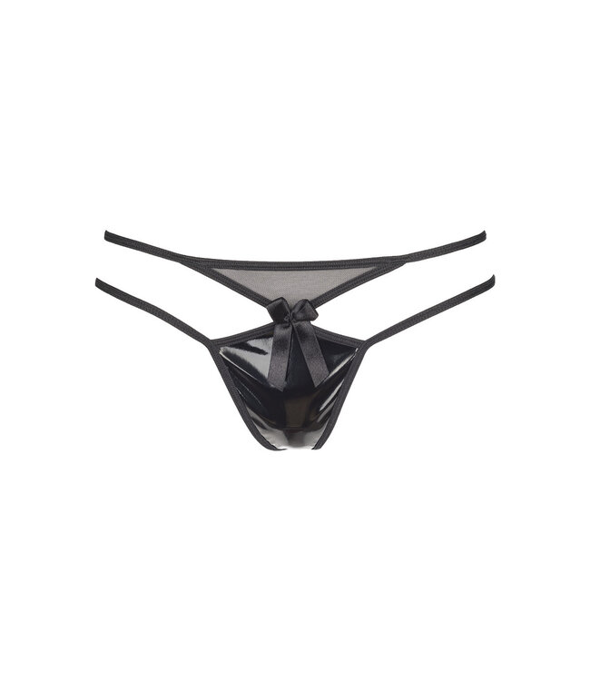 Axami String Shiny Fancy - zwart