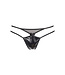 Axami String Shiny Fancy - zwart