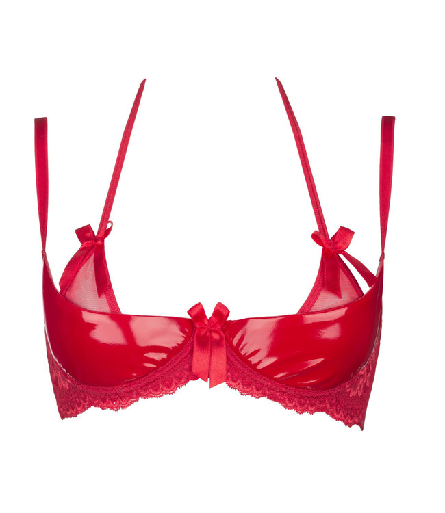 Axami Super shiny Beha Fancy - Rood