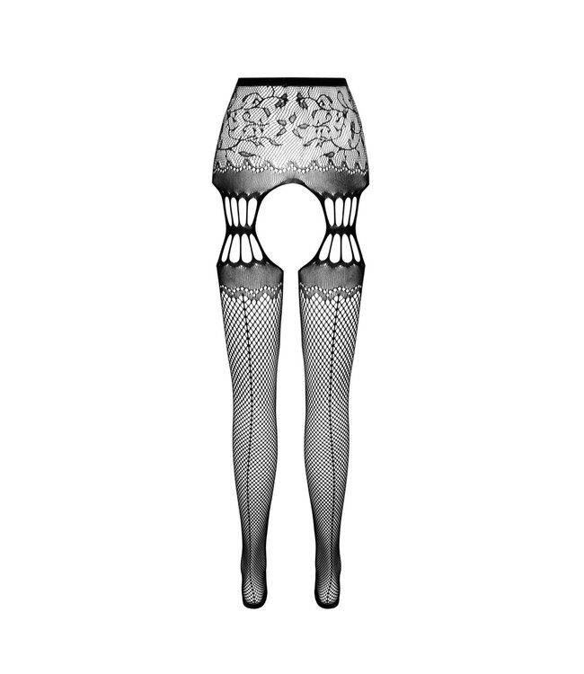 Passion-Exklusiv Panty Dana open kruisje rood