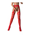 Passion-Exklusiv Panty Sandra open kruisje rood