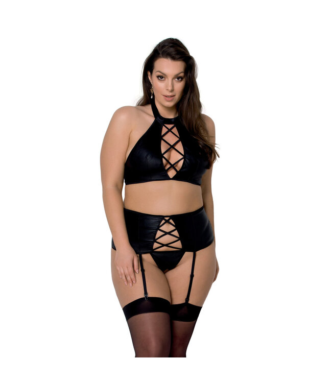 Passion Zwart 3-delig Lingeriesetje Nancy
