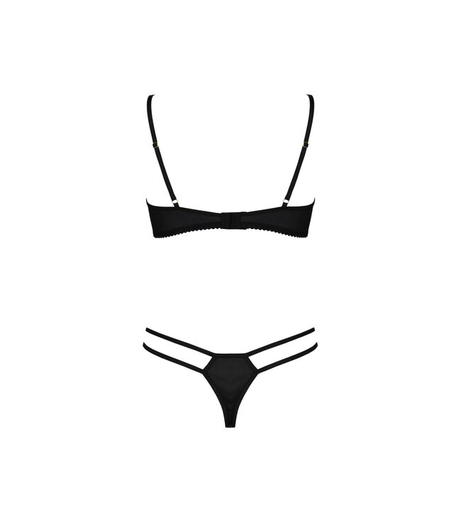 Casmir Lili 2-delig setje zwart-paars