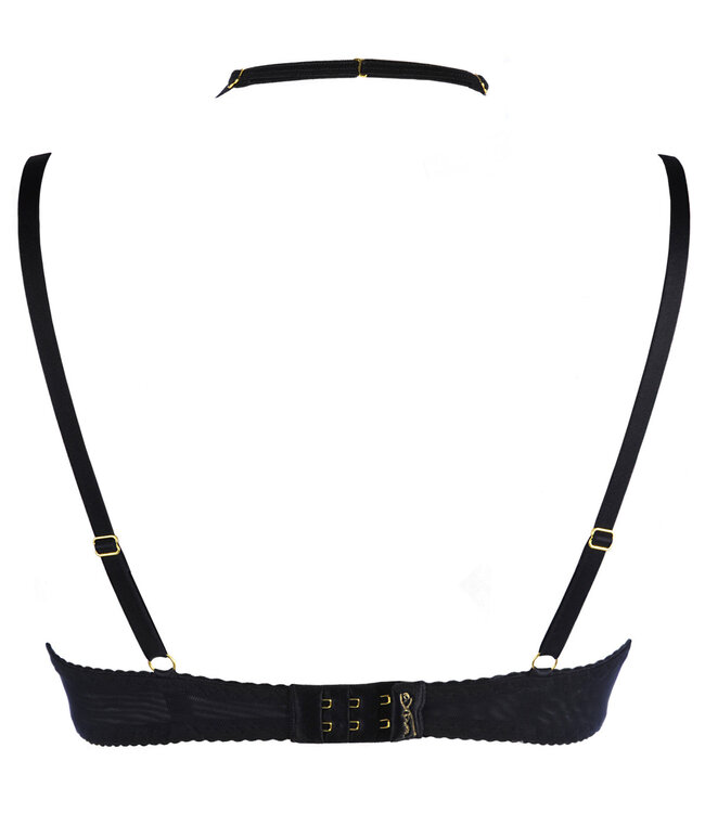 Axami Zwarte latex kant BH Kari