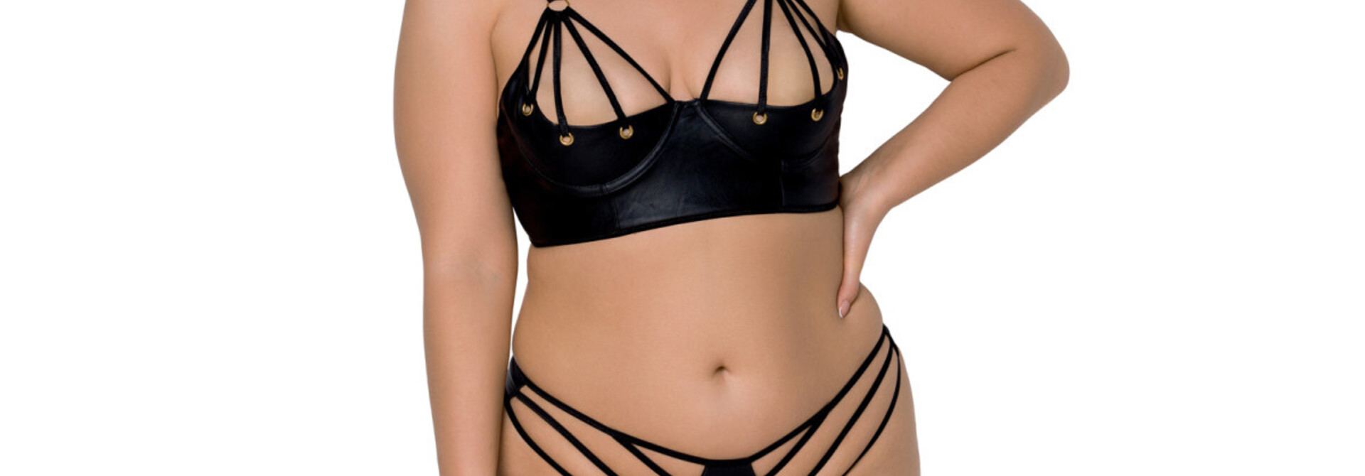 Bikini 2-delige set Malwia zwart