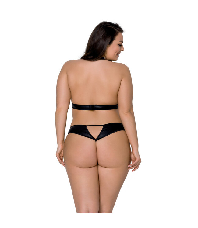 Passion Set met open BH Malwia zwart