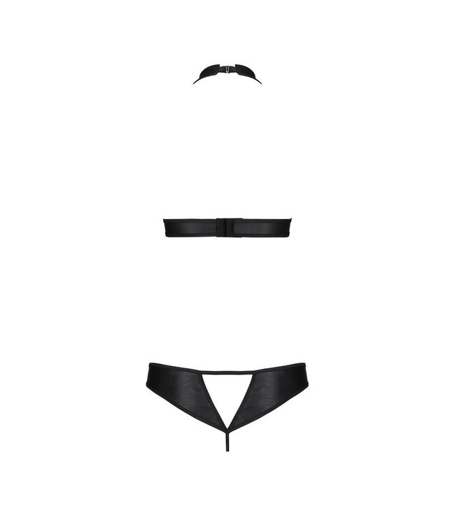 Passion Set met open BH Malwia zwart