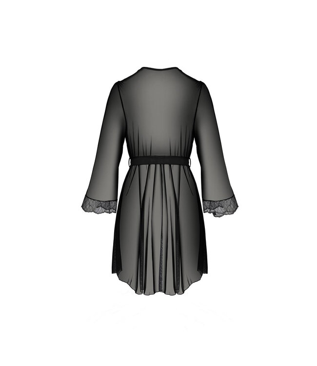 Passion Peignoir Amberly zwart