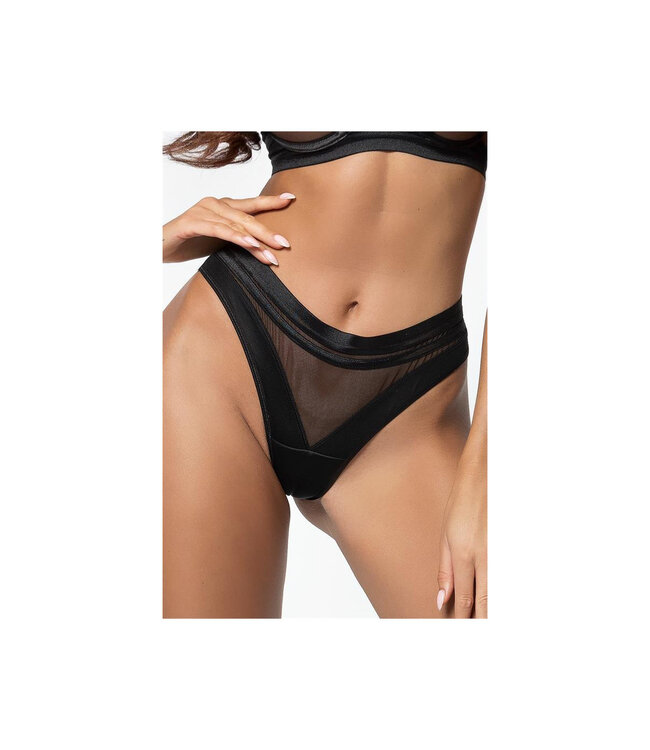 Axami Zwarte String Strepi