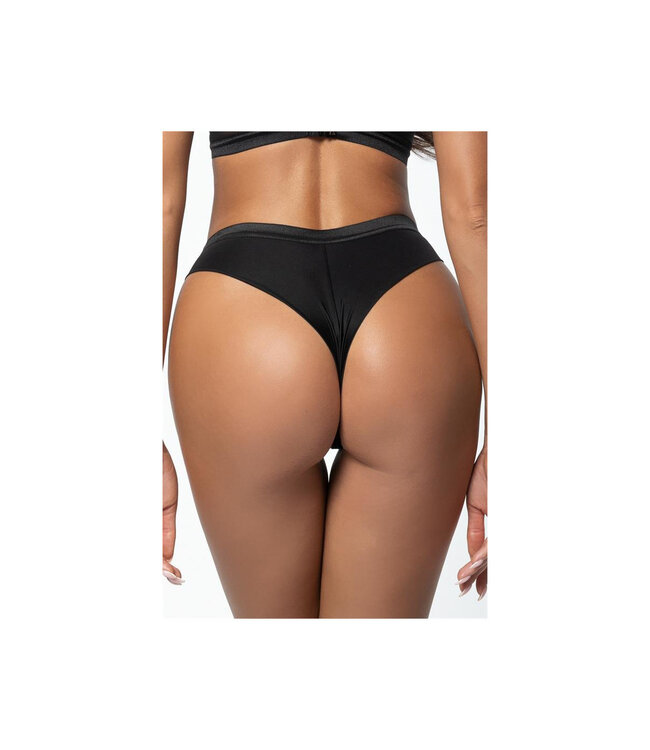 Axami Zwarte String Strepi