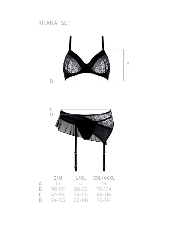 Casmir Lingerie 3 delig setje Kitasana