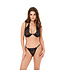 Kotek Zwarte lingerieset Lacina