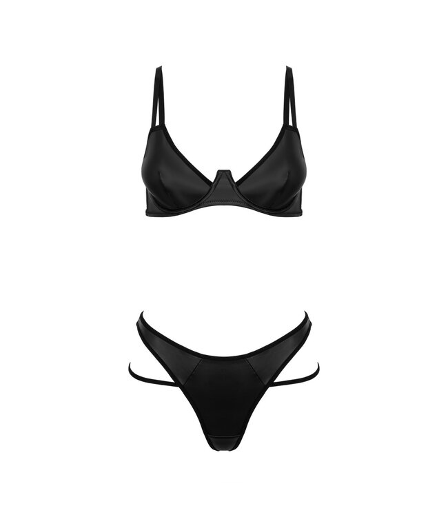Kotek Zwarte lingerieset Blackelia