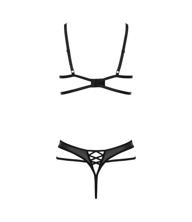 Kotek Zwarte lingerieset Candice
