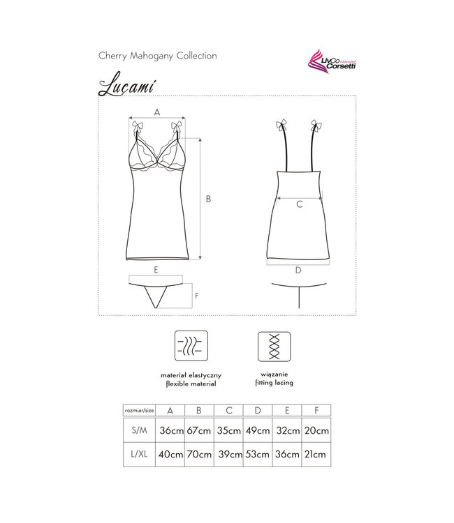 LivCo Corsetti Fashion Lucami chemise purple