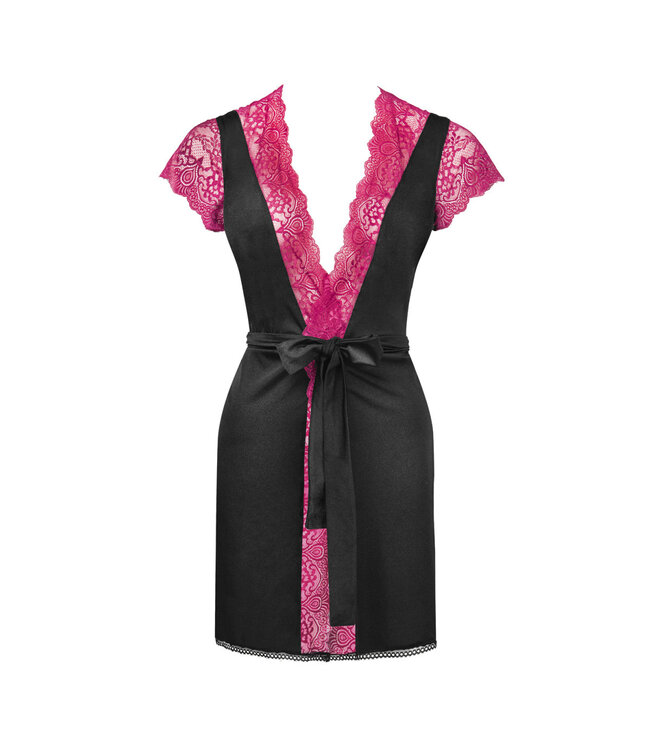 LivCo Corsetti Fashion Kumiko dressing gown black-purple