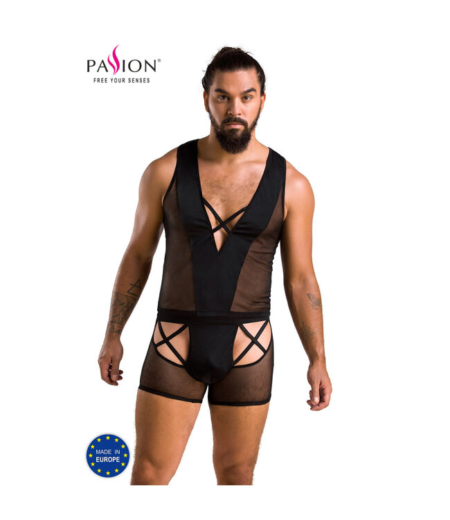 Passion MEN PM 054 OSCAR lingerie Set zwart