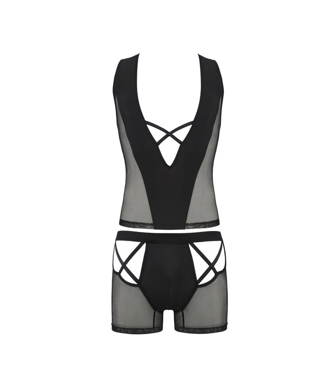 Passion MEN PM 054 OSCAR lingerie Set zwart