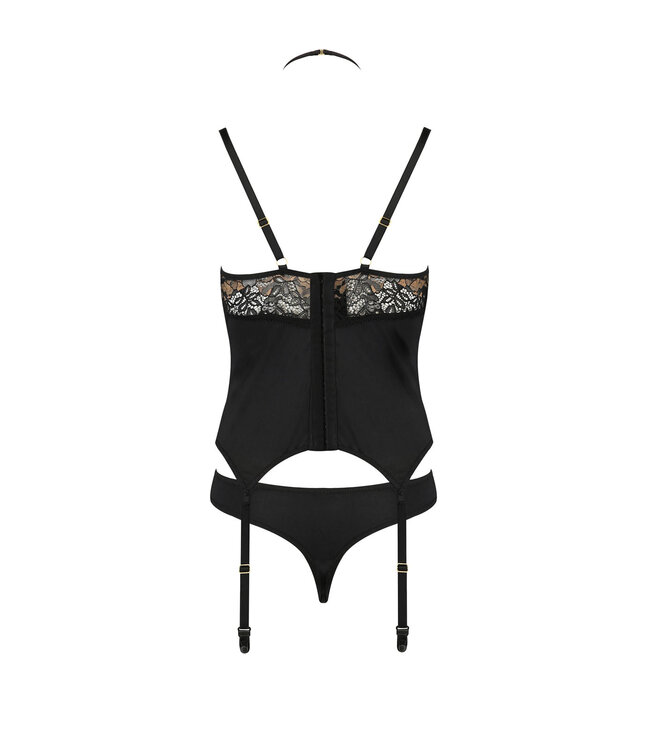 Casmir SALE L/XL Divine Bustier Zwart met Goud