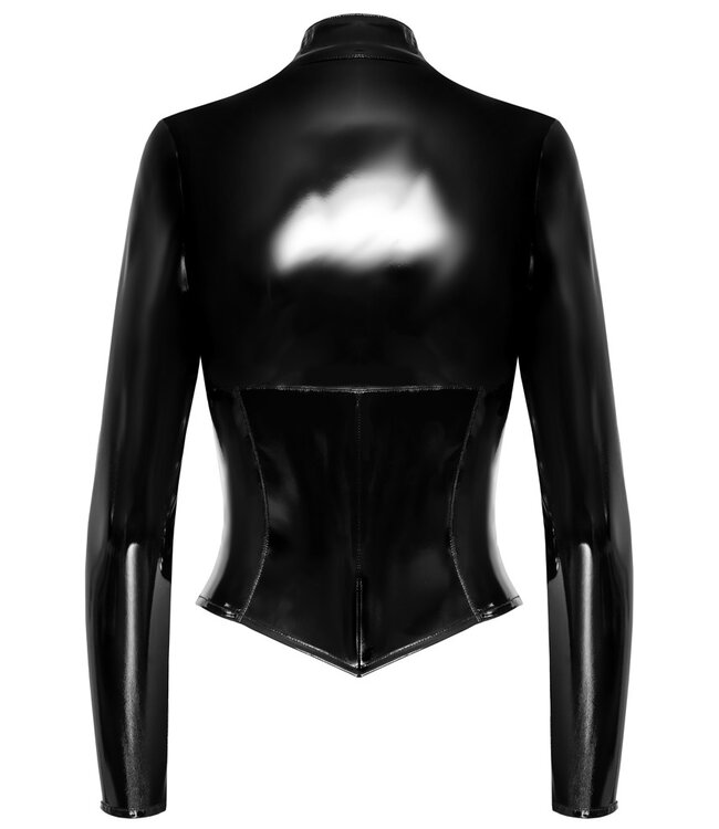 Black Level Vinyl  jack met 2 ritsen voor de borsten