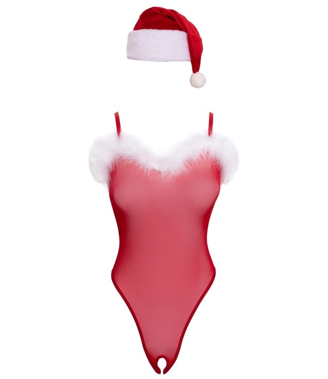 Cotelli Cotelli  X-Mas body met kerstmuts