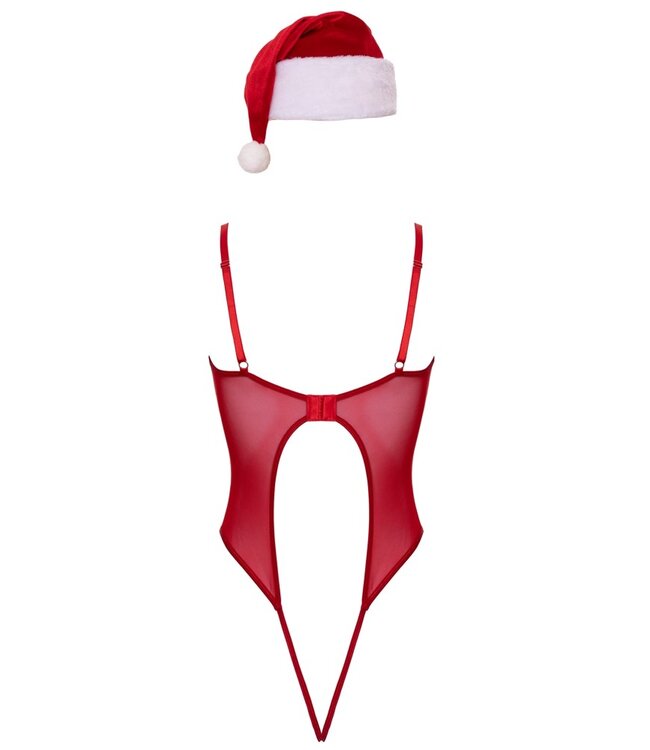 Cotelli Cotelli  X-Mas body met kerstmuts