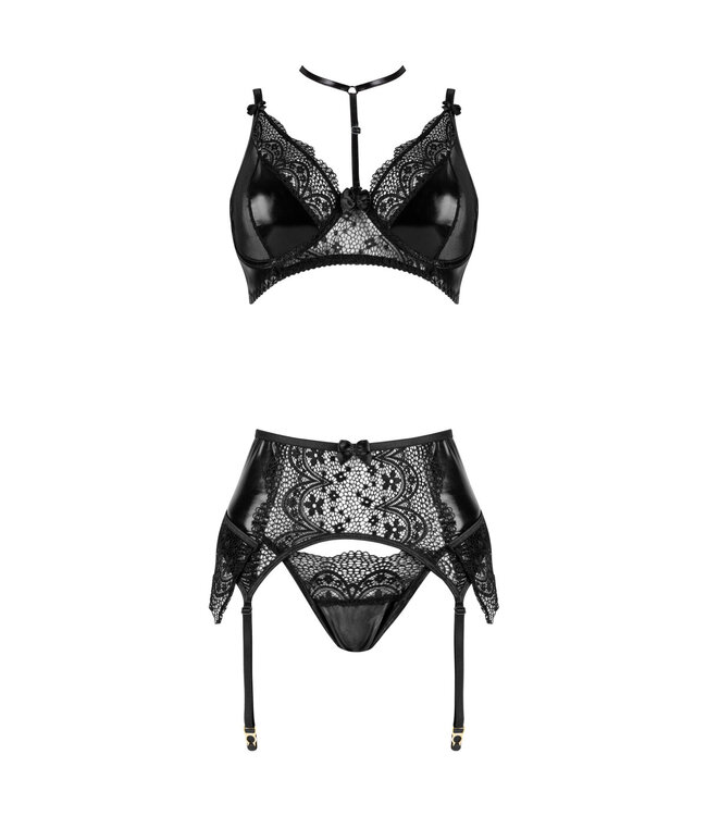 Beauty Night Fashion Noir fantasie zwart setje