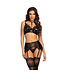 Beauty Night Fashion Noir fantasie zwart setje