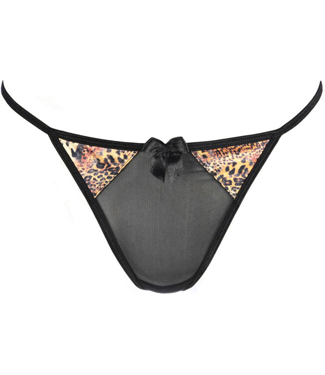 Axami Axami - Babydoll met bijpassende string in zwart