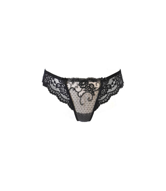 Axami Axami Delphine - Bijpassende string in zwart