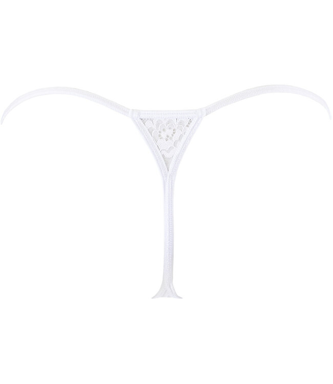 Axami Axami Seraphine - Babydoll met bijpassende string in wit