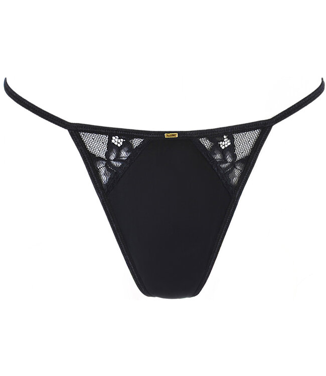 Axami Axami Seraphine - Babydoll met bijpassende string in zwart