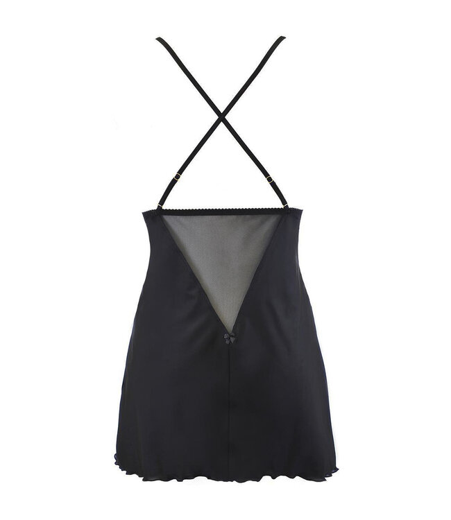 Axami Axami Seraphine - Babydoll met bijpassende string in zwart