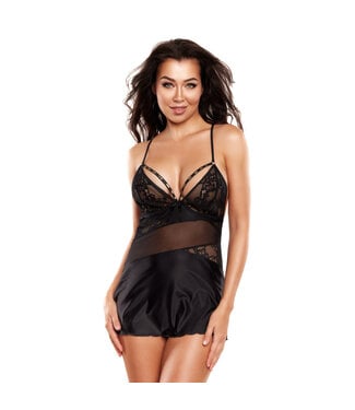 Axami Axami Seraphine babydoll met string zwart