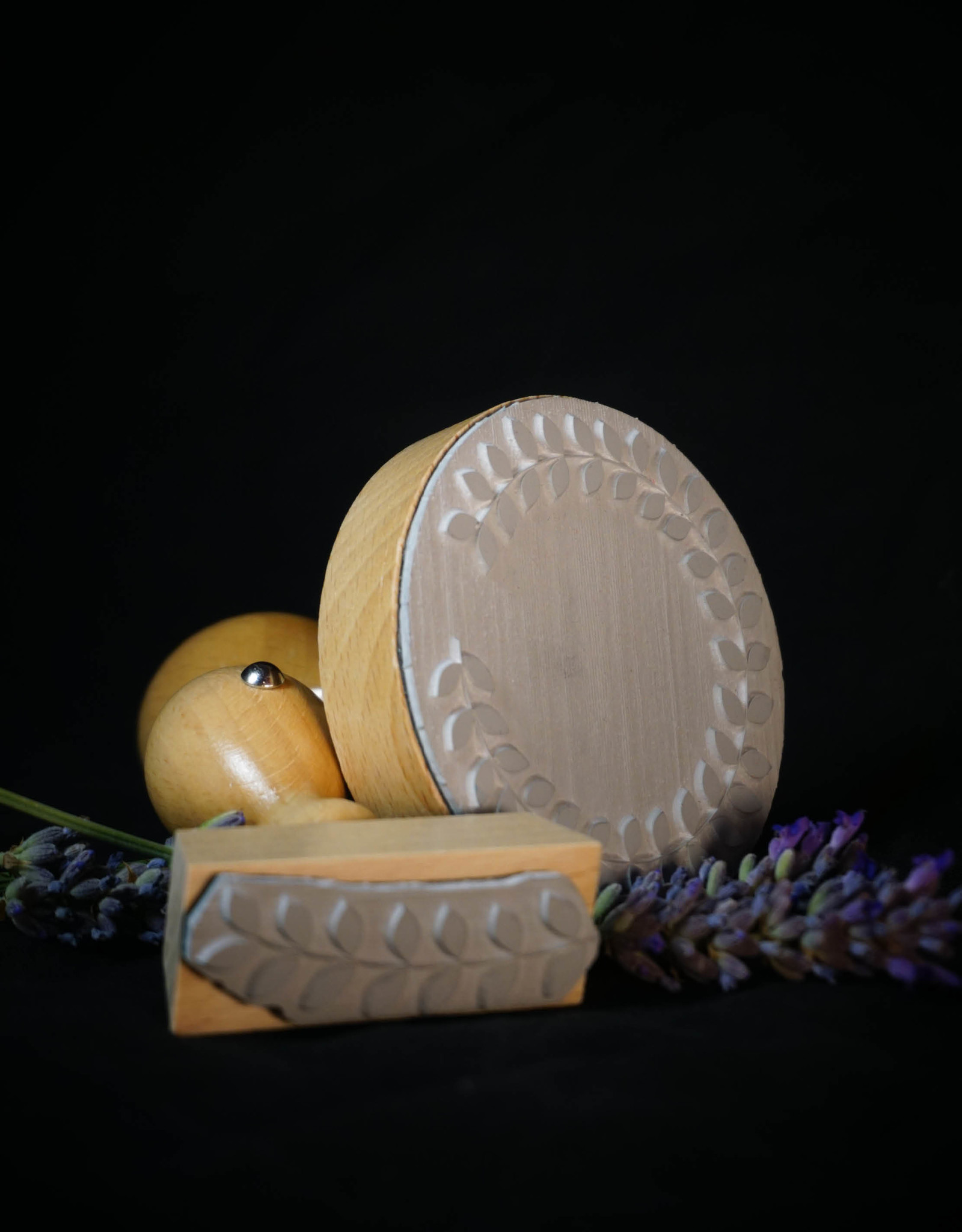 Set of 2 stamps I wreath+branch