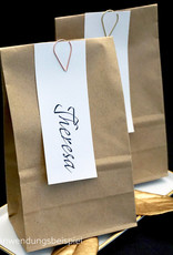 Kraft paper bags I M I Block bottom bags I 12 pieces