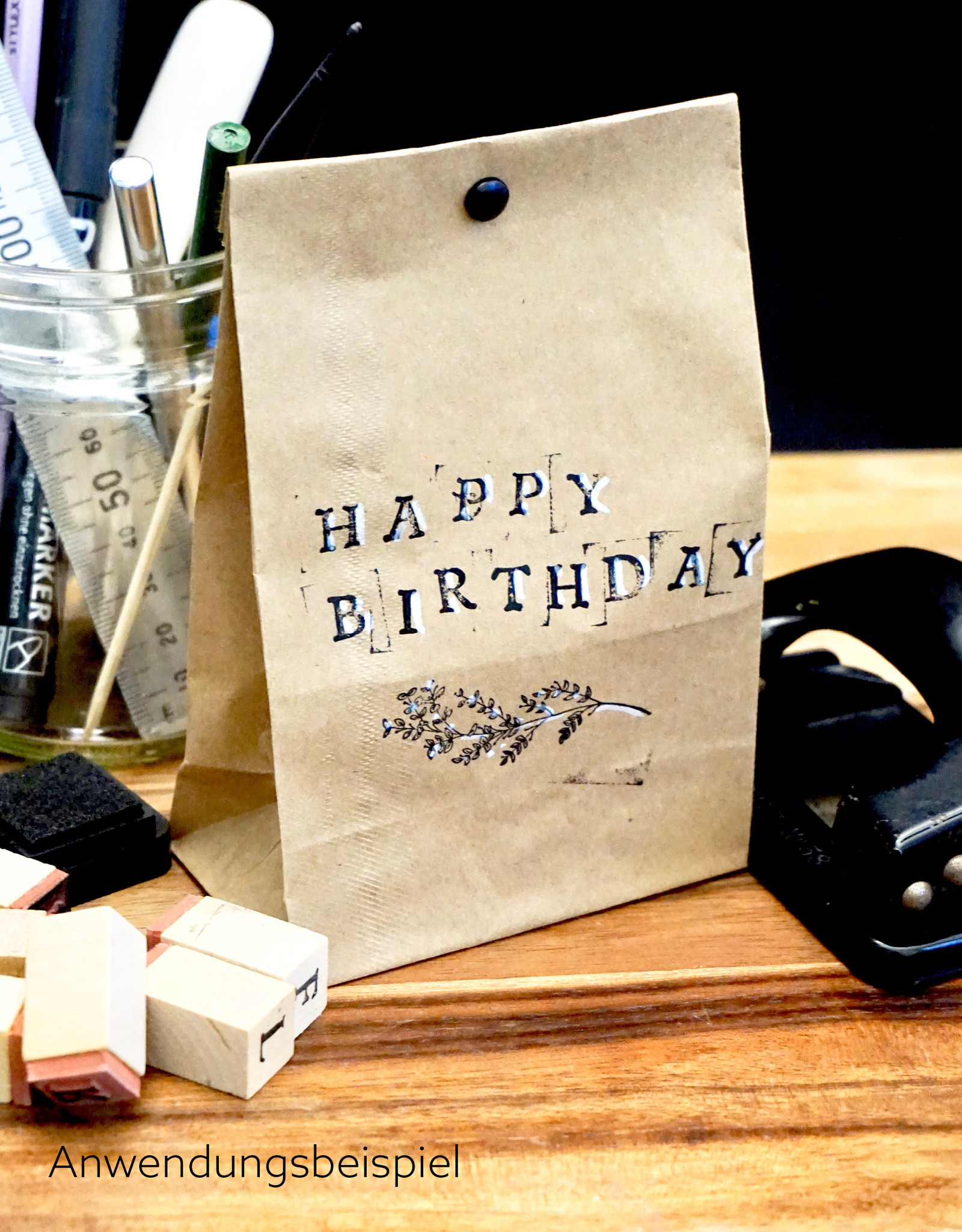 Kraft paper bags I M I Block bottom bags I 12 pieces
