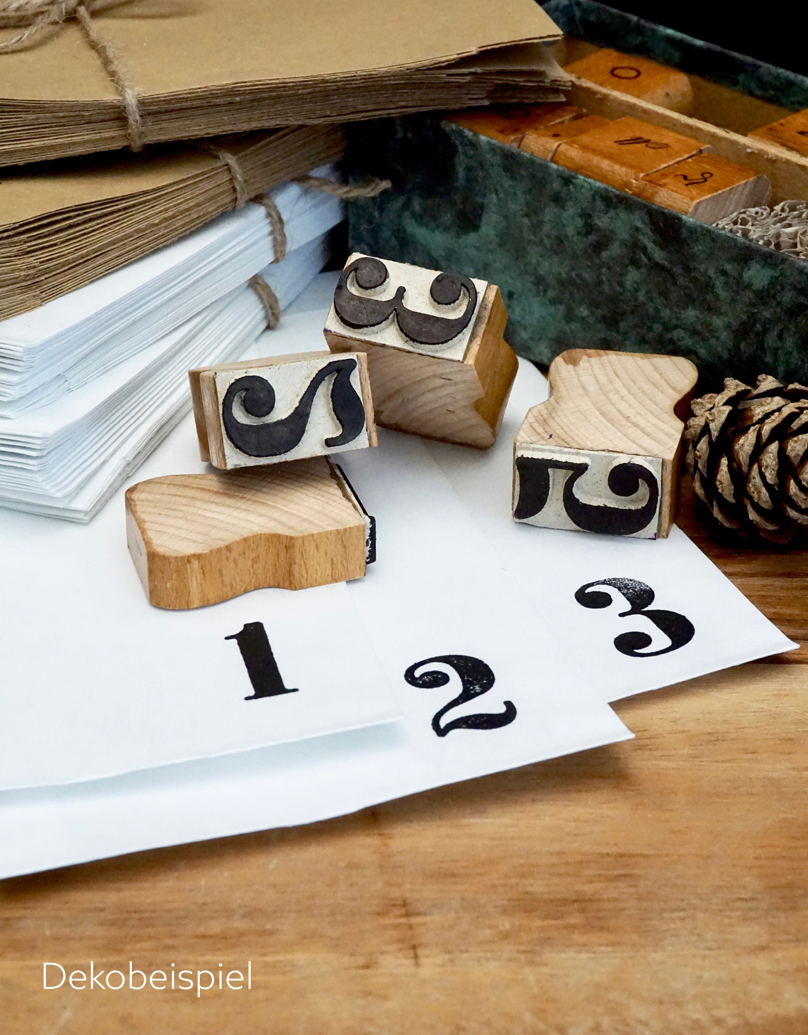 Special Handbedruckte Tüten für DIY-Adventskalender