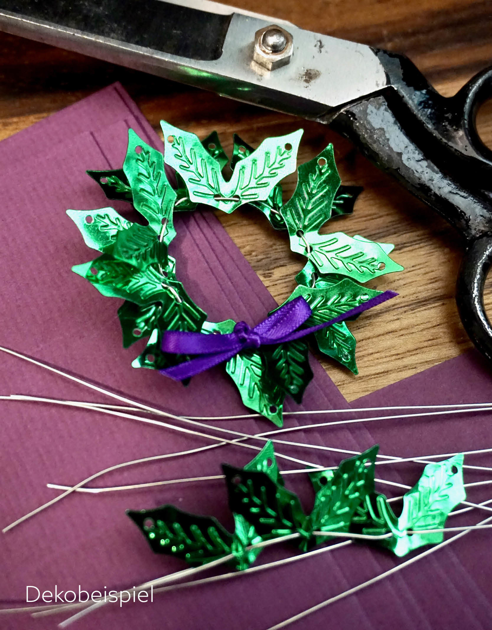 DIY Set Bastelset für 10 Weihnachtskarten I Gloria