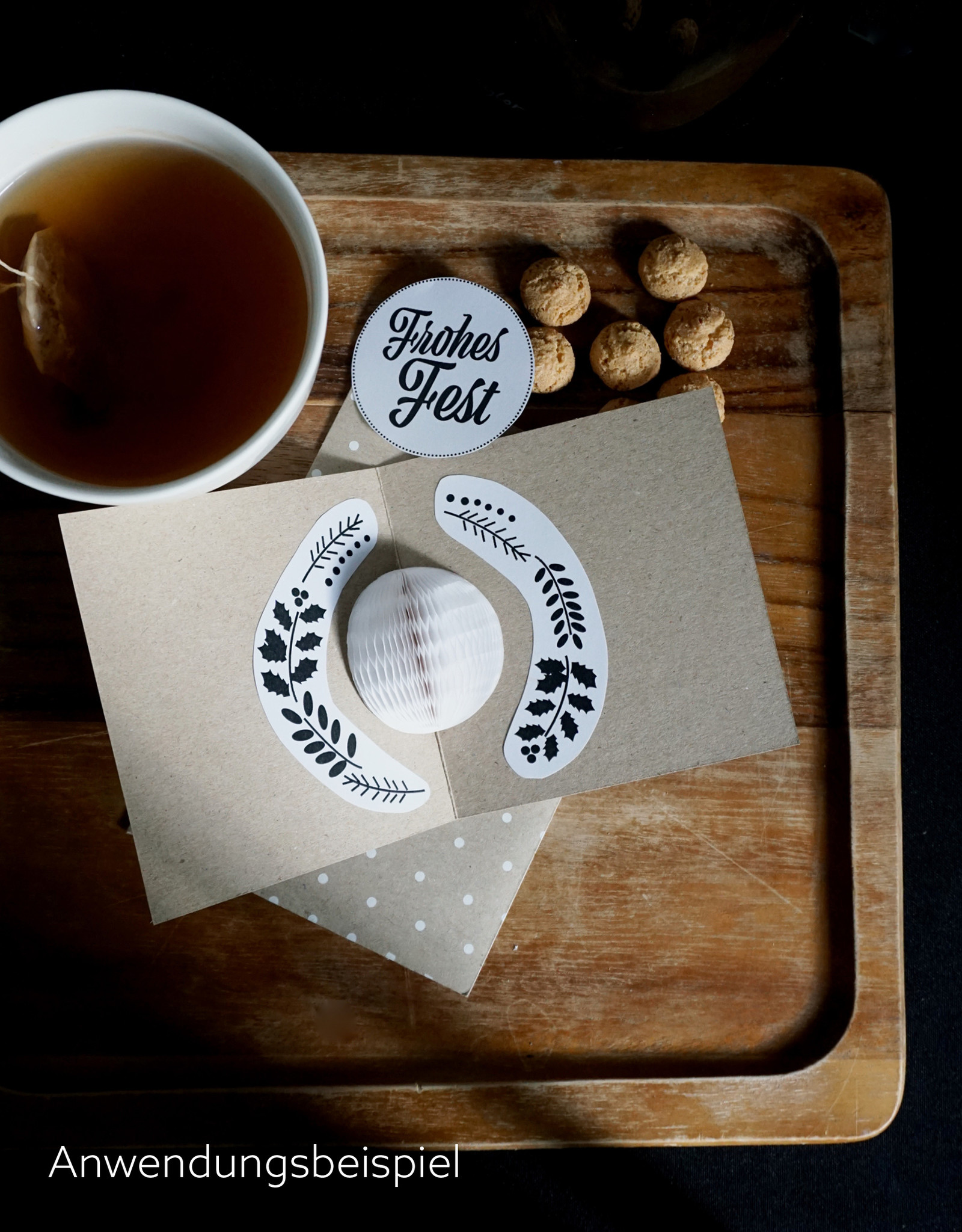 Bella Craft set for pop-up or 10 Christmas cards I Bella