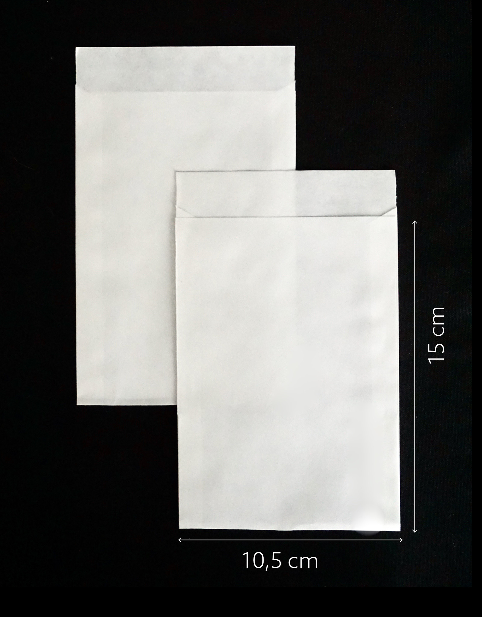 Kraft paper bags I flat bags I 12 pieces