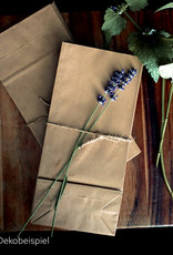 Kraft paper bags I M I Block bottom bags I 12 pieces