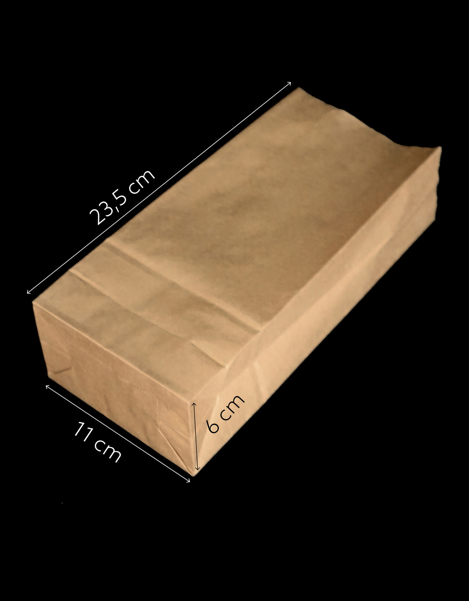 Kraft paper bags I M I Block bottom bags I 12 pieces