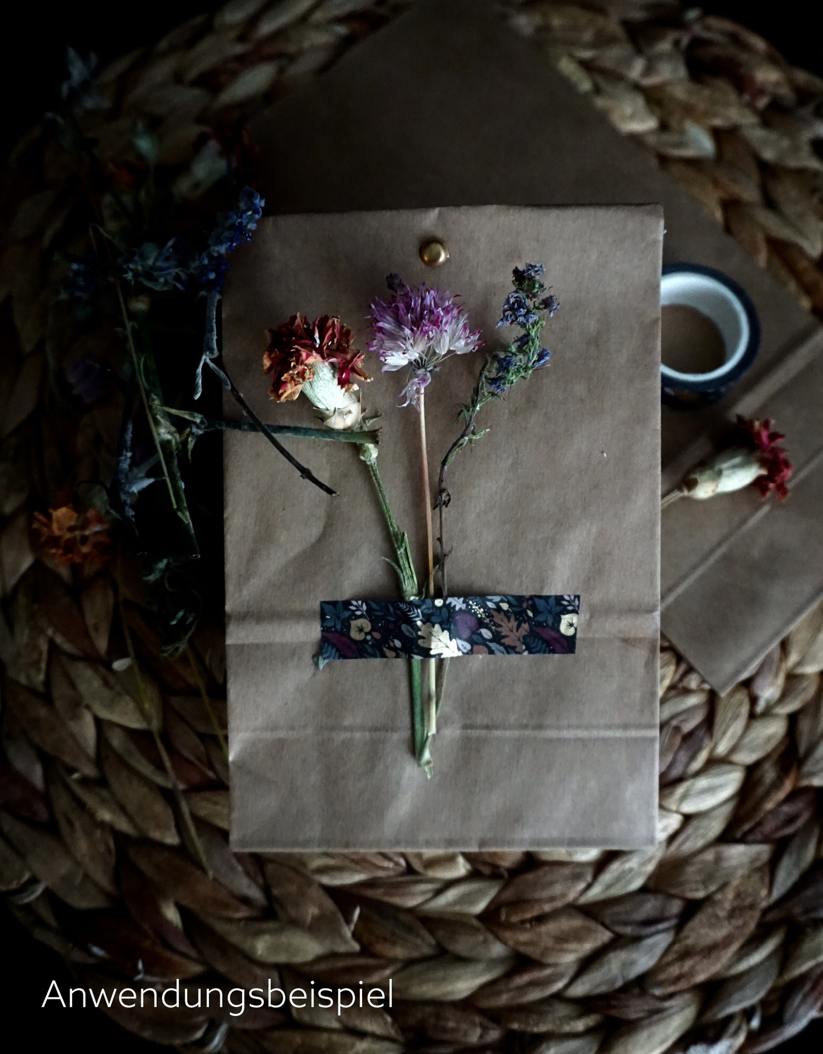 Kraft paper bags I M I Block bottom bags I 12 pieces
