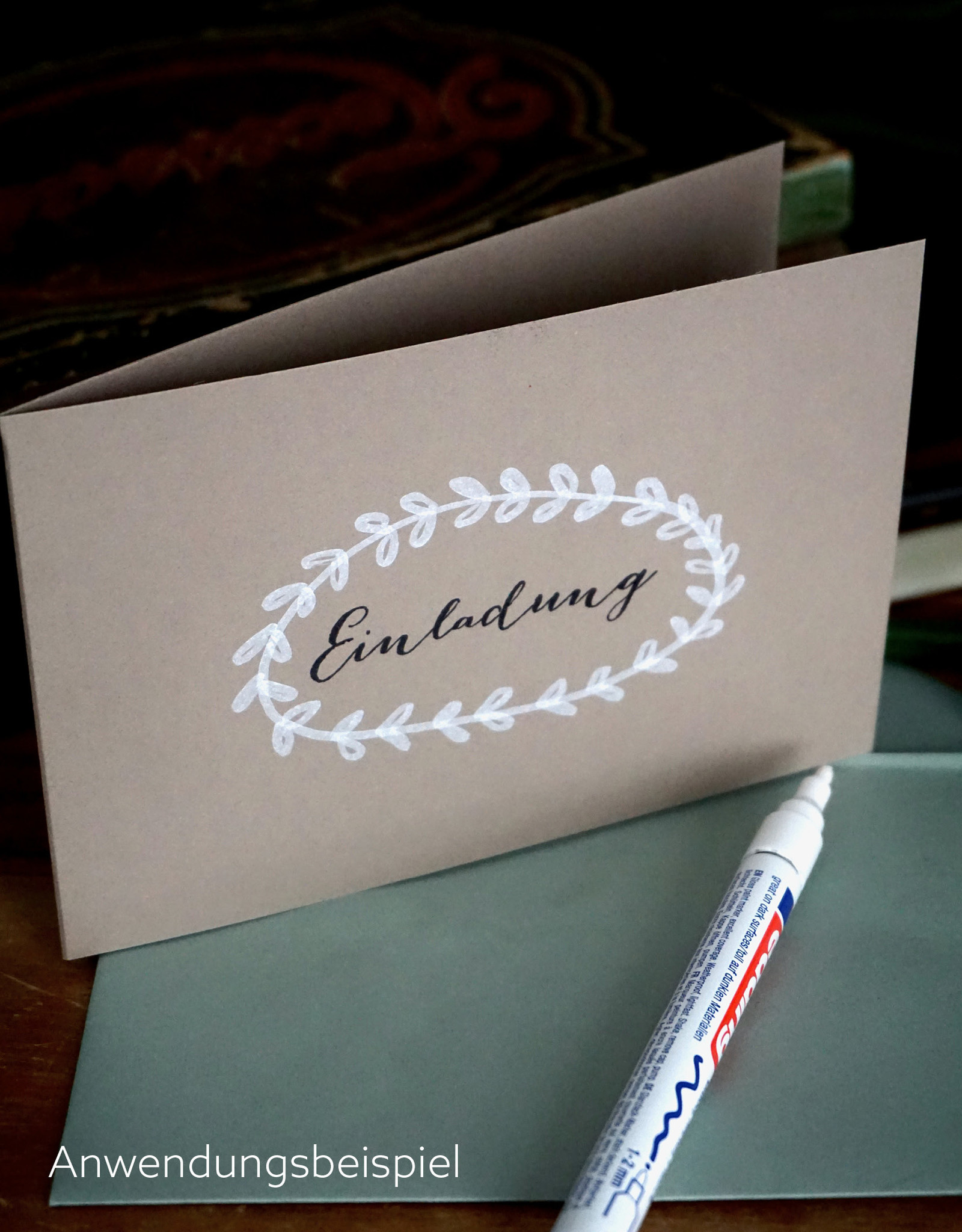 Glossy paint marker I white I edding751 I 1-2 mm