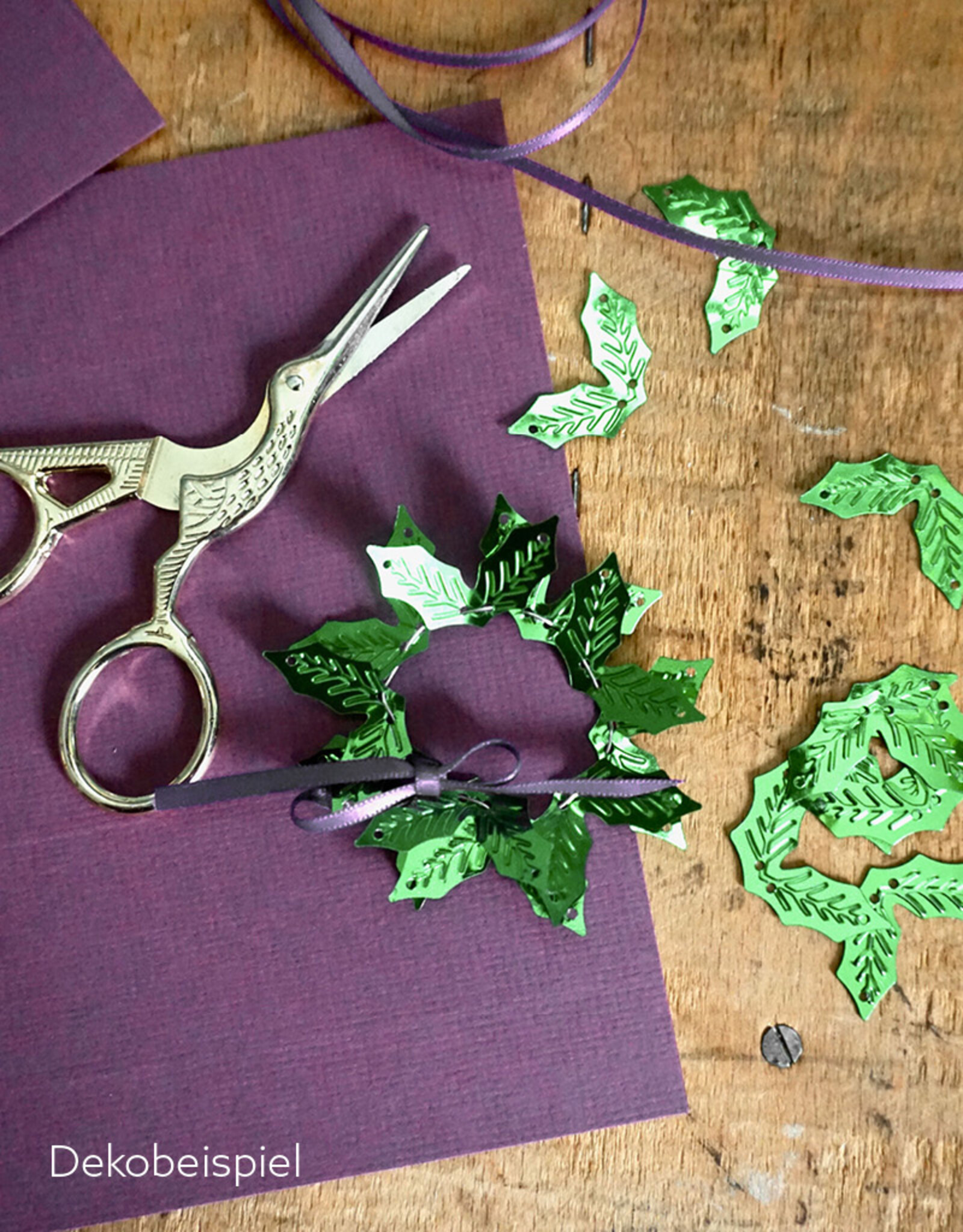DIY Set Bastelset für 10 Weihnachtskarten I Gloria