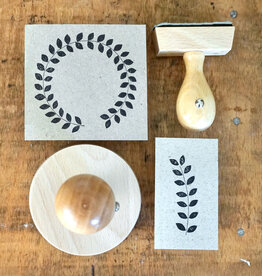 Set of 2 stamps I wreath+branch