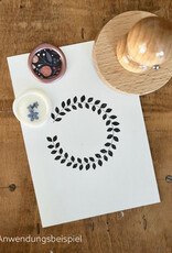 Set of 2 stamps I wreath+branch