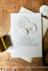 DIY Set DIY-Set for 10 Christmas Cards I Starry Sky