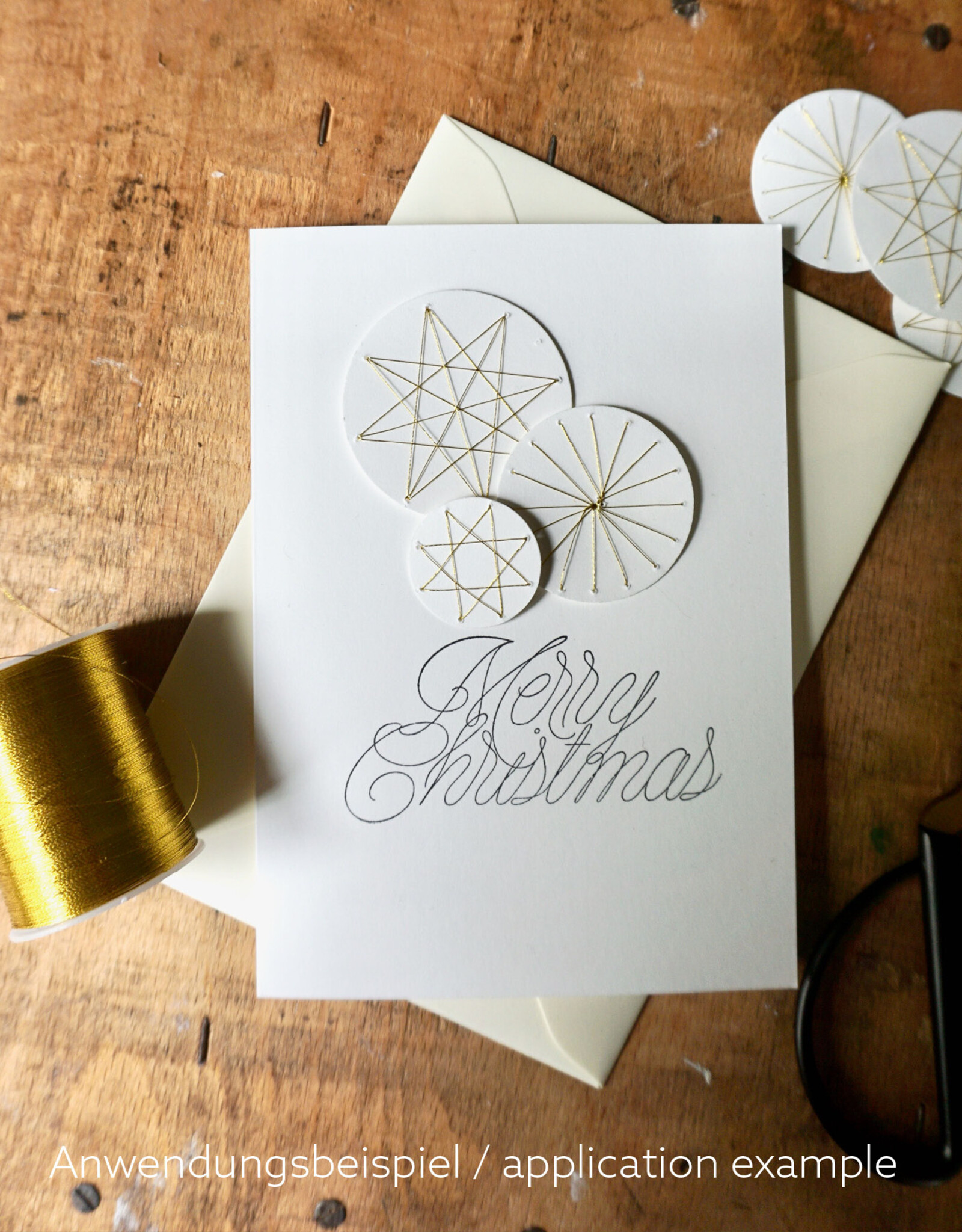 DIY Set DIY-Set for 10 Christmas Cards I Starry Sky